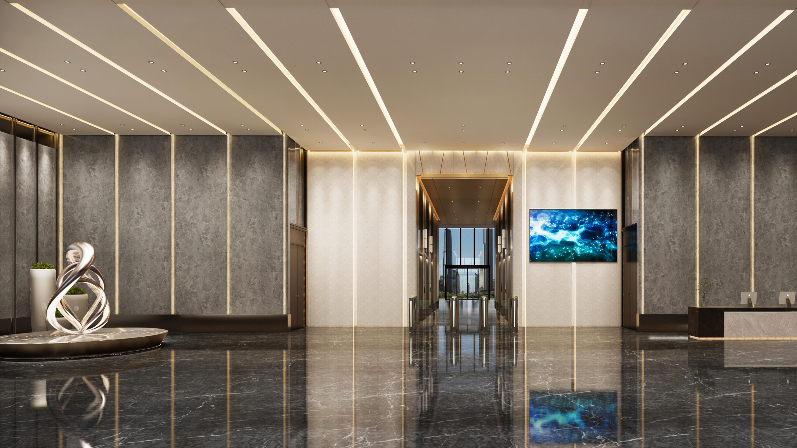 現代化辦公大堂